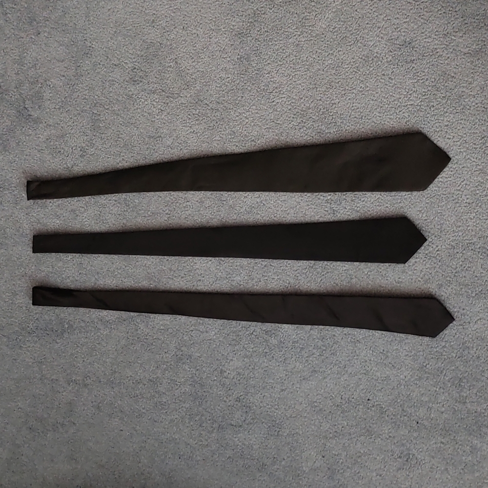 Men's Black Ties